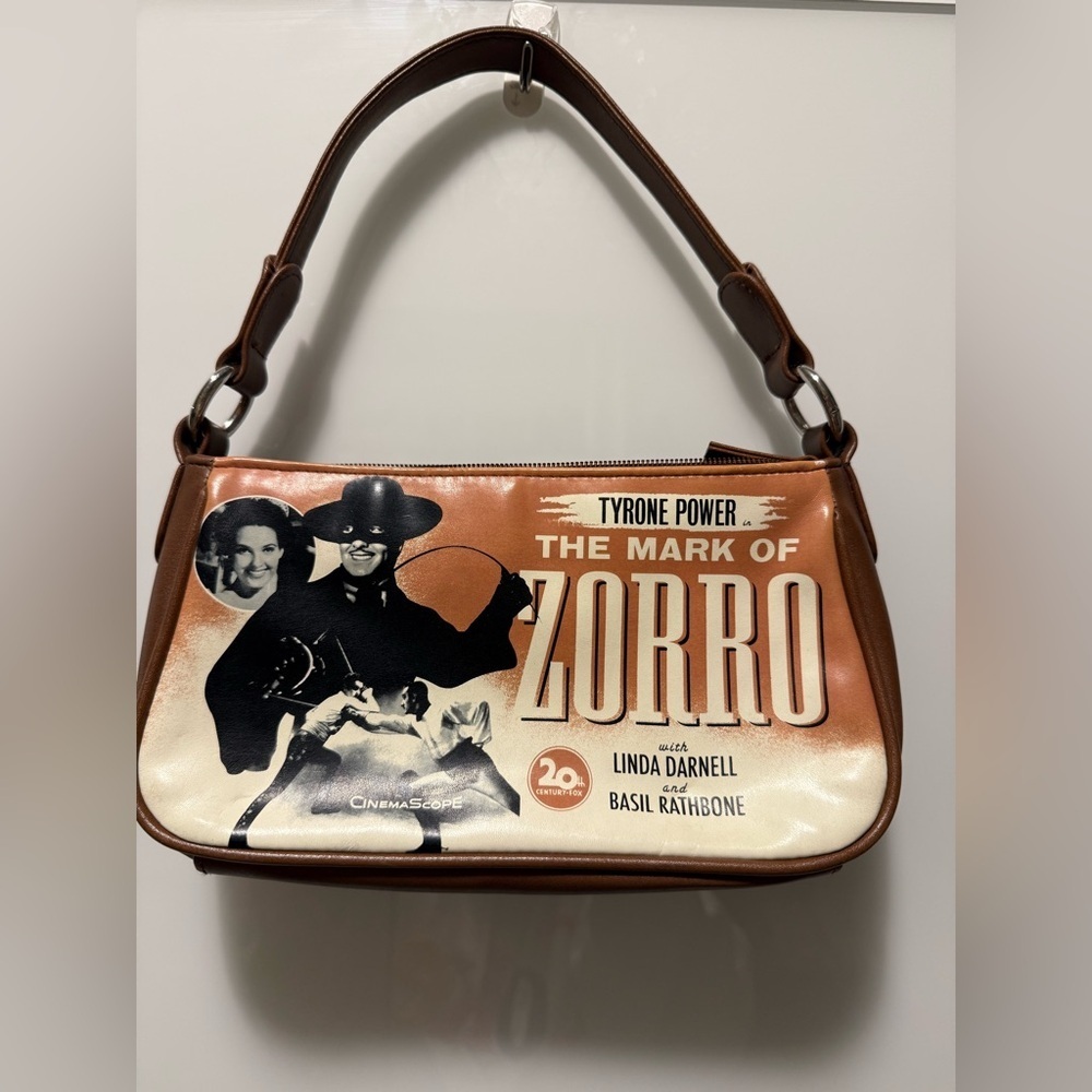 The Mark Of Zorro Print Hand Bag